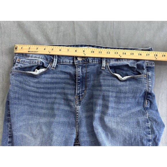 Signature Levi Strauss Jeans Gold Boot Cut Womens 18 S 34x30 Dark Stretch - Picture 10 of 13